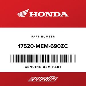 Honda 17520-MEM-690ZC TANK SET, FUEL *R274M* (WL) (DURANGO RED Honda 17520-MEM-690ZC TANK SET, FUEL *R274M* (WL) (DURANGO RED