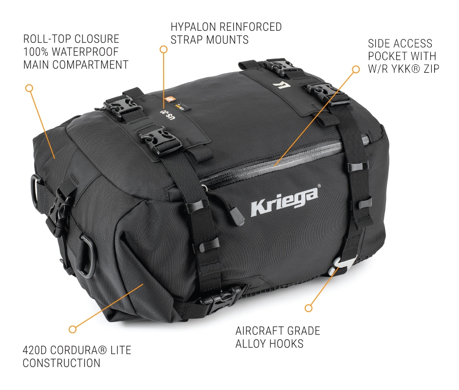 Kriega US-20 Drypack - RevZilla Kriega US-20 Drypack - RevZilla