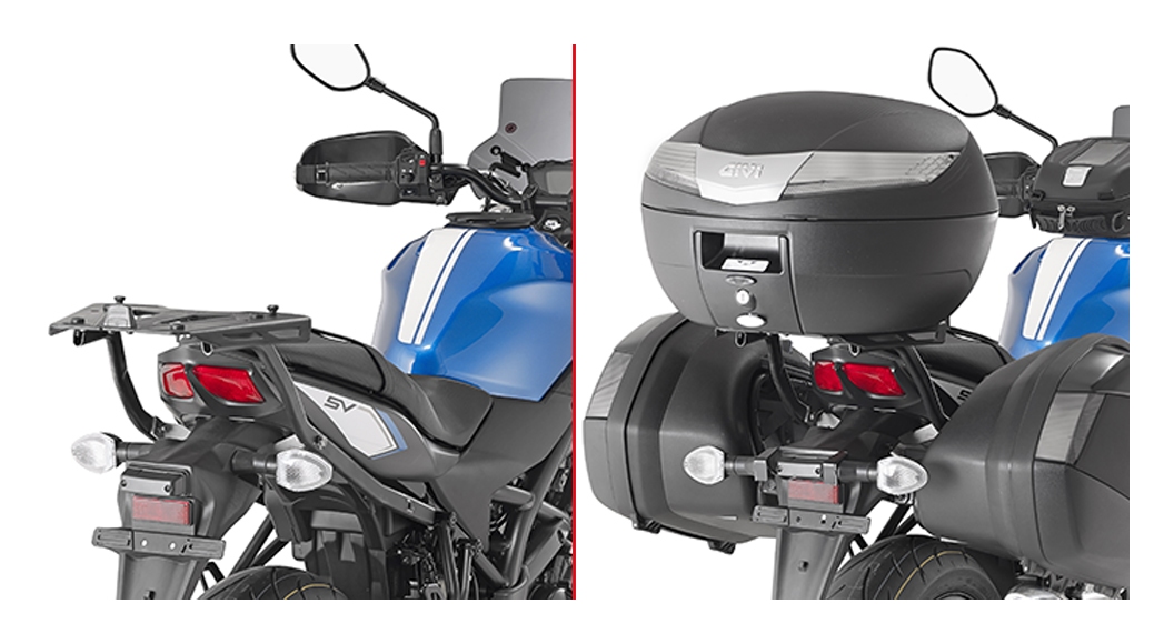 suzuki sv650 luggage rack
