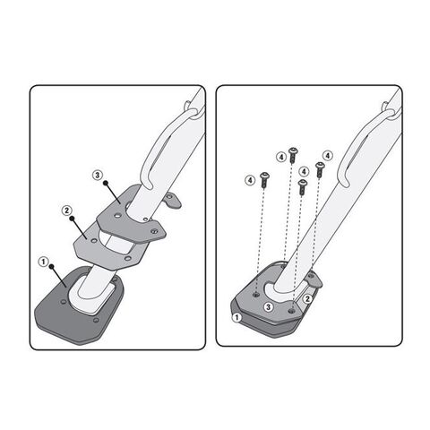 Givi ES5103 Sidestand Foot BMW F800GS Adventure	2013-2018