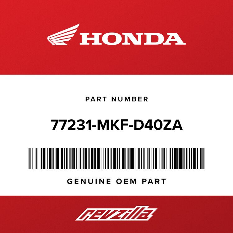 Honda 77231-MKF-D40ZA COWL, RR. (LOWER) *R334* (VICTORY RED) - RevZilla