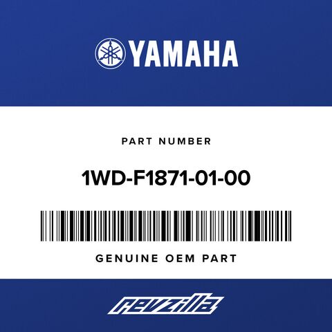 Yamaha Tank, Recovery 1 Wd-F1871-01-00