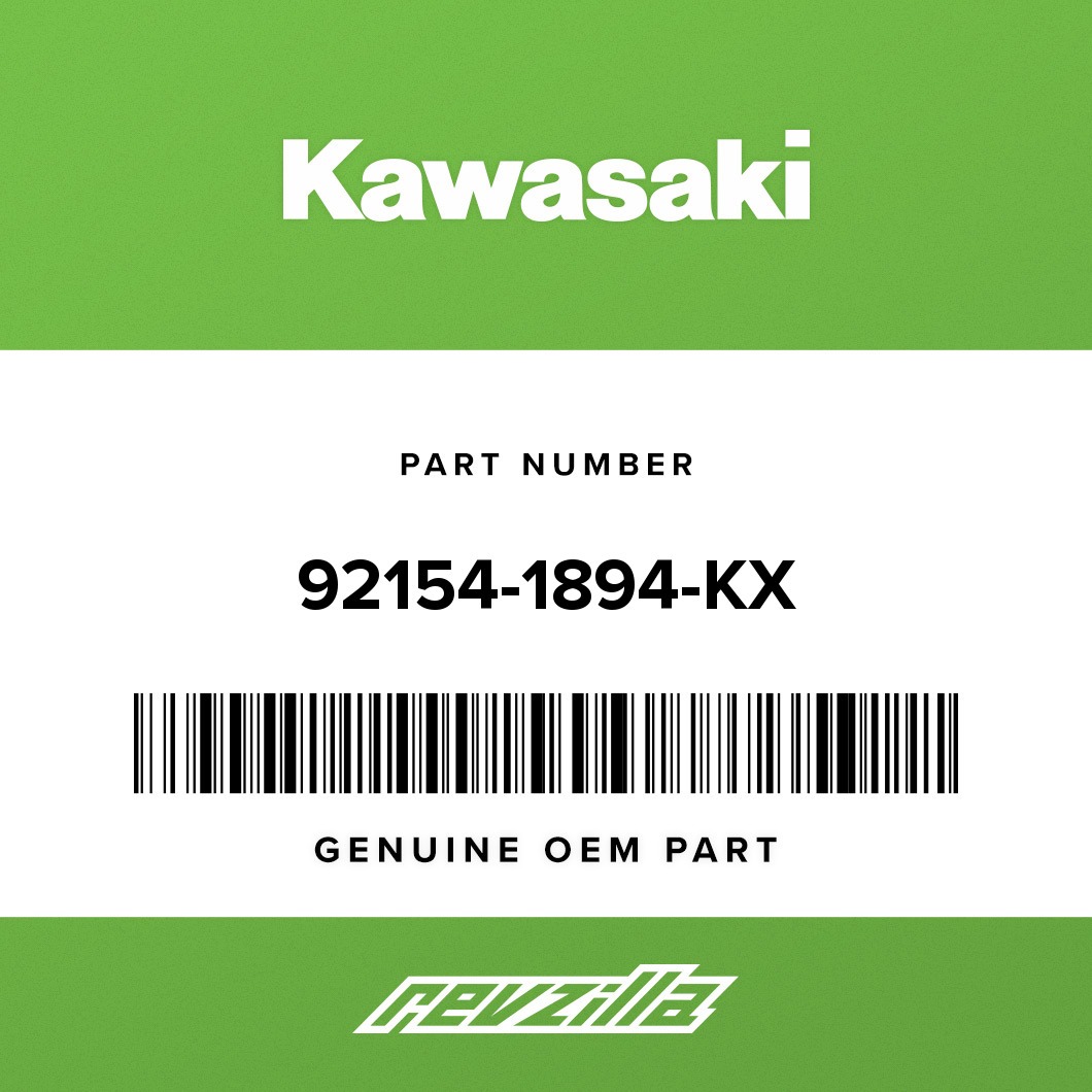 Kawasaki 92154-1894-KX BOLT, SILVER - RevZilla
