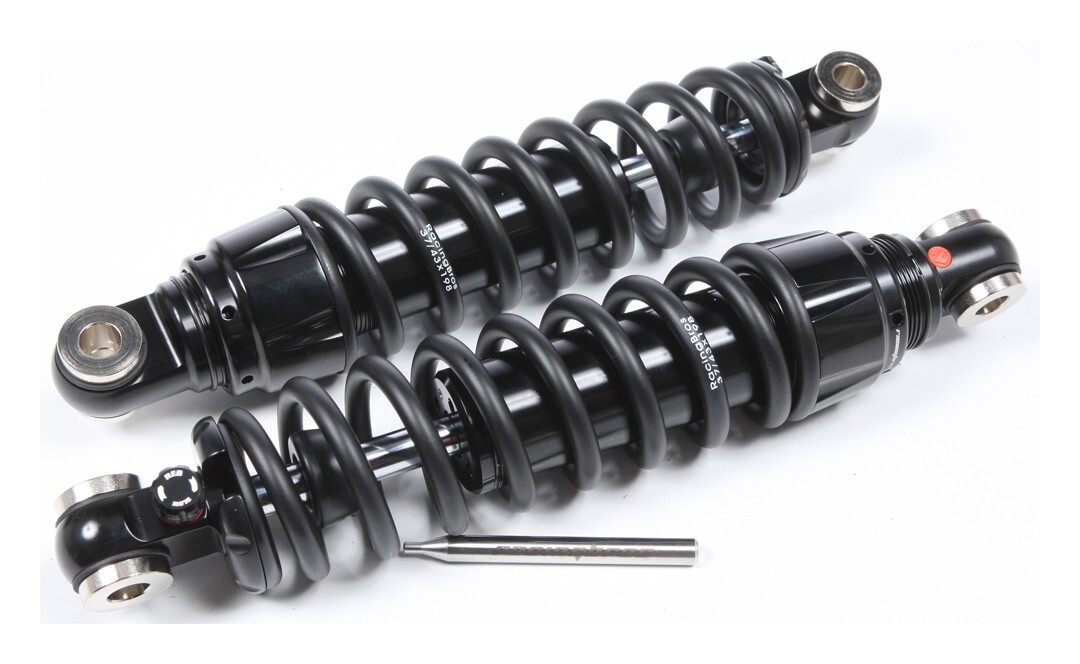 RacingBros Bazooka Preload And Rebound Adjustable Shocks For Harley