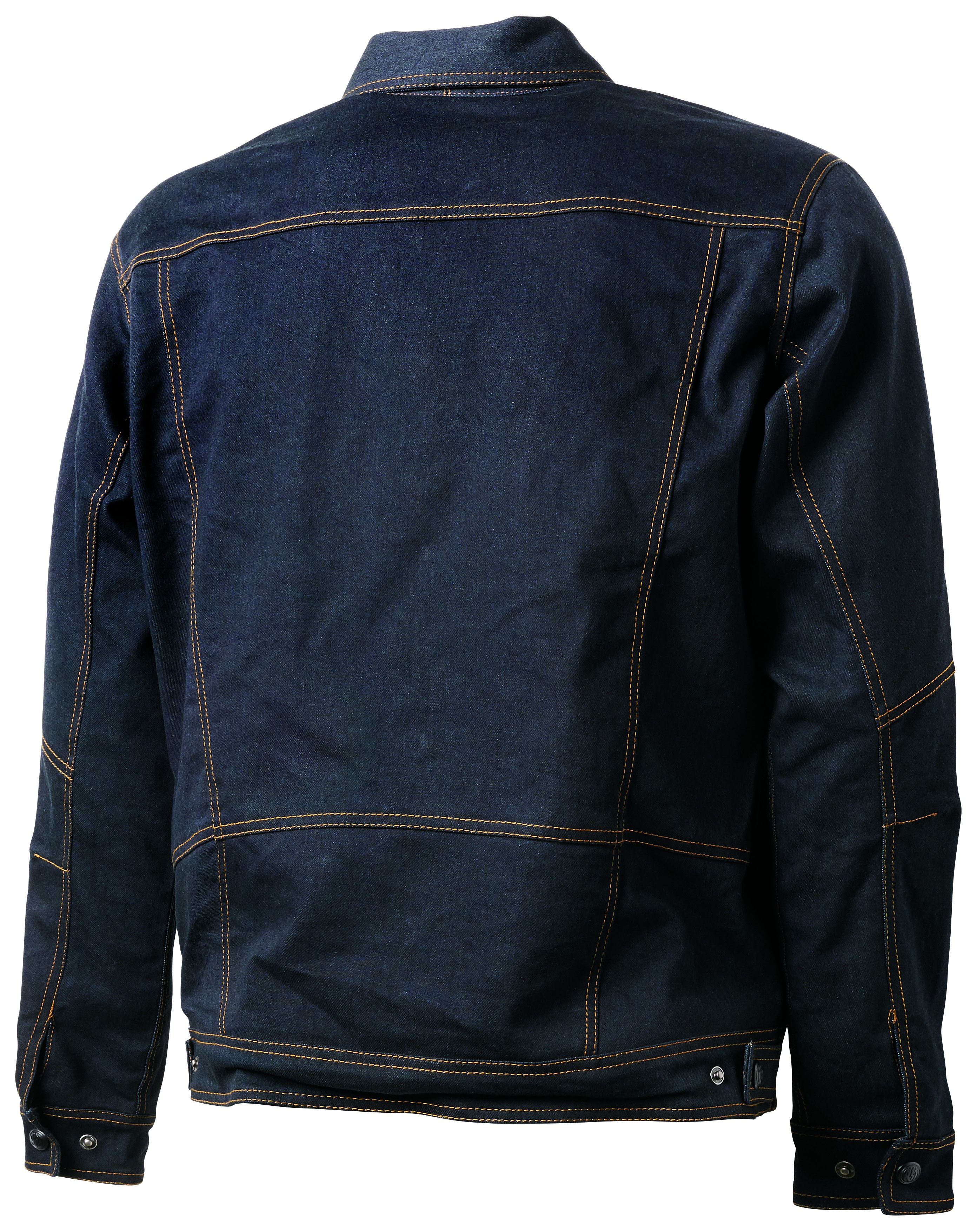 denim bike jacket