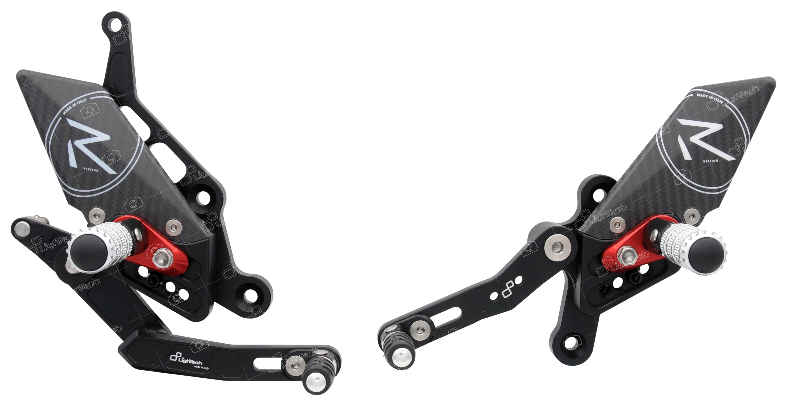 LighTech R Series Rearsets Yamaha FZ07 / MT07 / XSR700 RevZilla