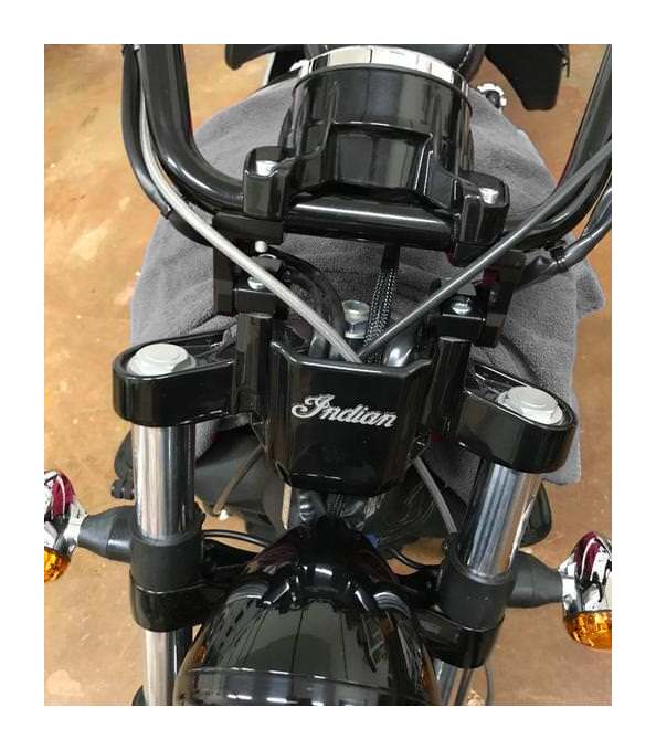 indian scout bobber handlebar risers