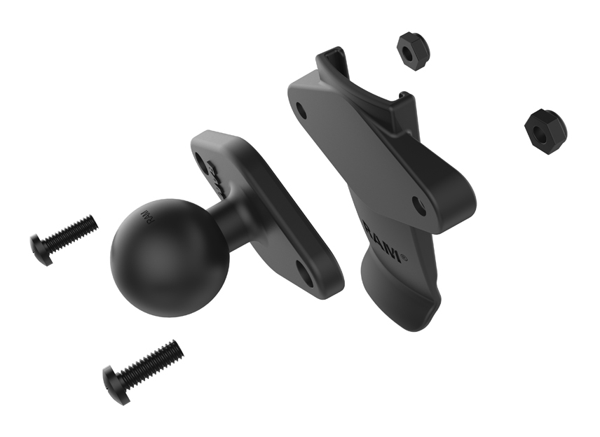 Snowmobile gps mount