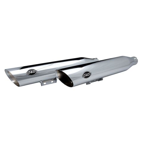 S&S Cycle Slash Down Slip-On Mufflers For Harley