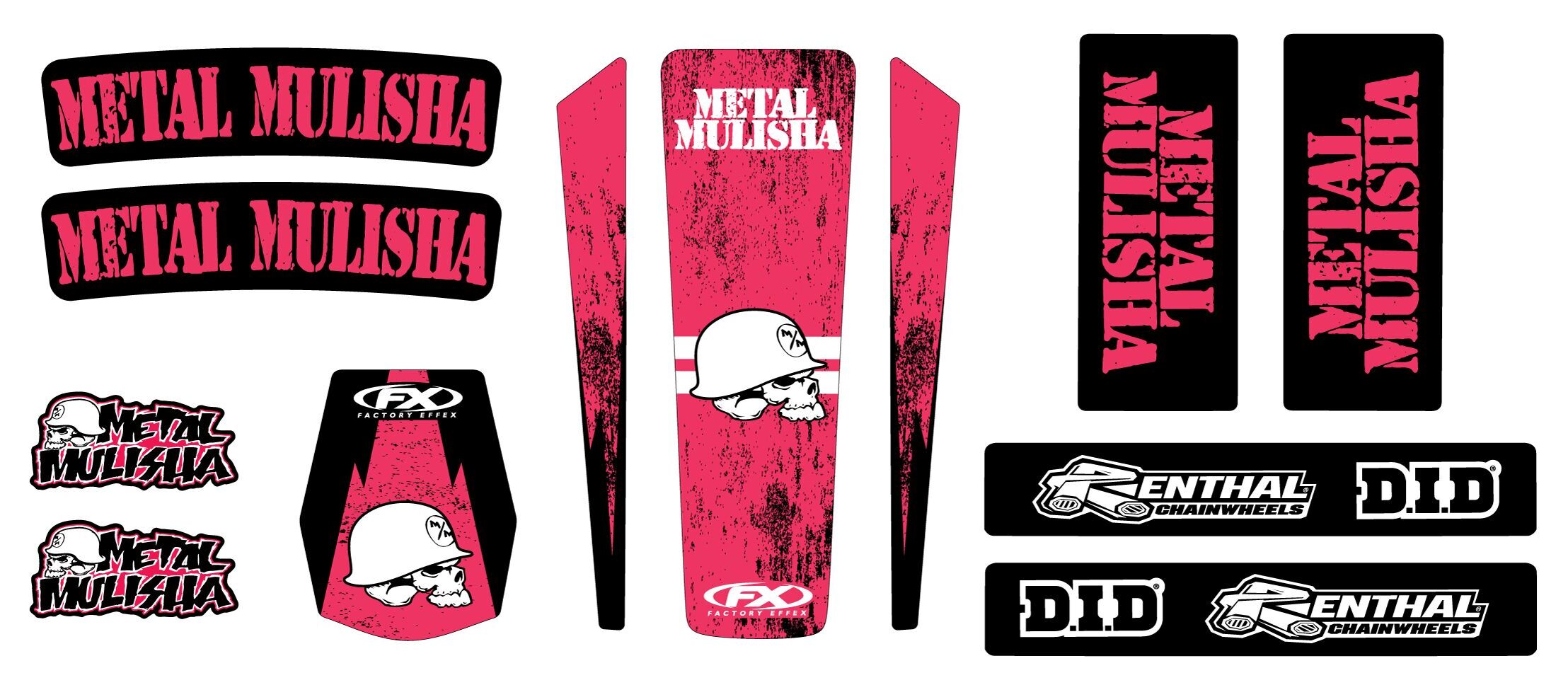 Factory Effex Metal Mulisha Universal Trim Kit N/A