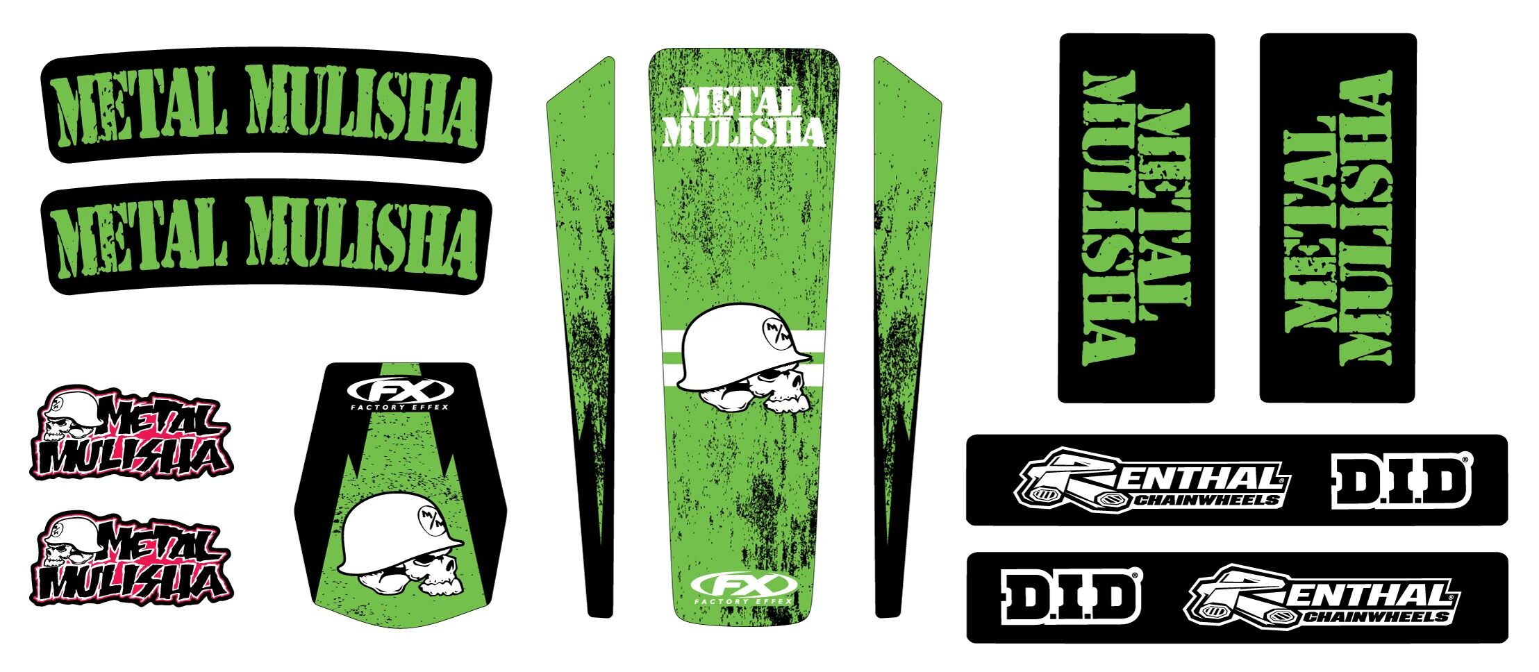 Factory Effex Metal Mulisha Universal Trim Kit N/A