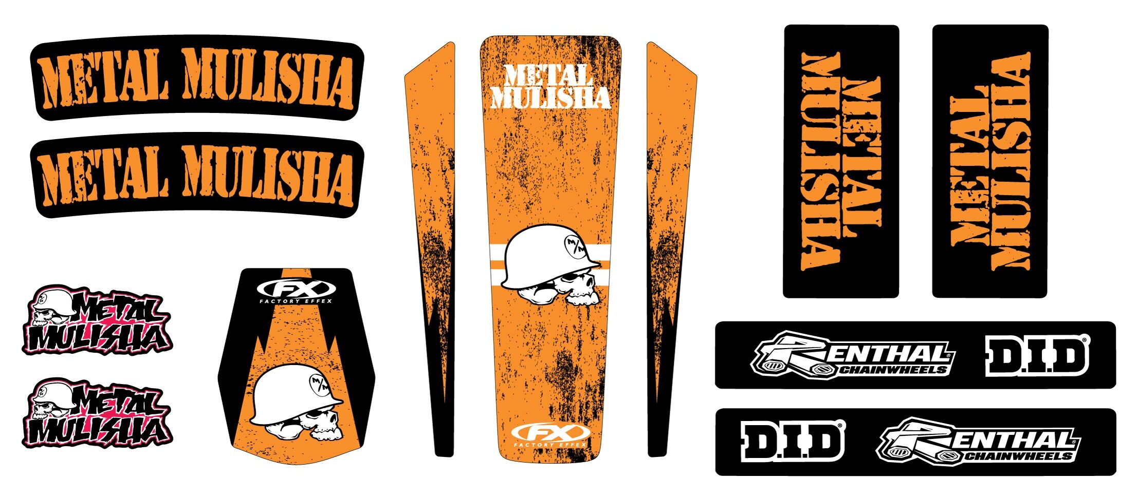 Factory Effex Metal Mulisha Universal Trim Kit N/A