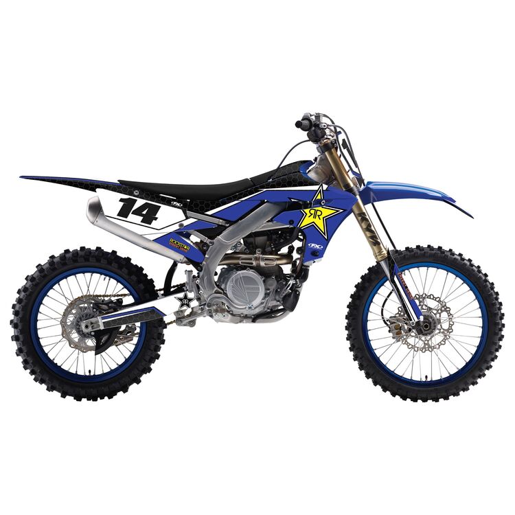 Factory Effex Rockstar Shroud / Airbox Graphics Kit Yamaha YZ450F 2010-2013