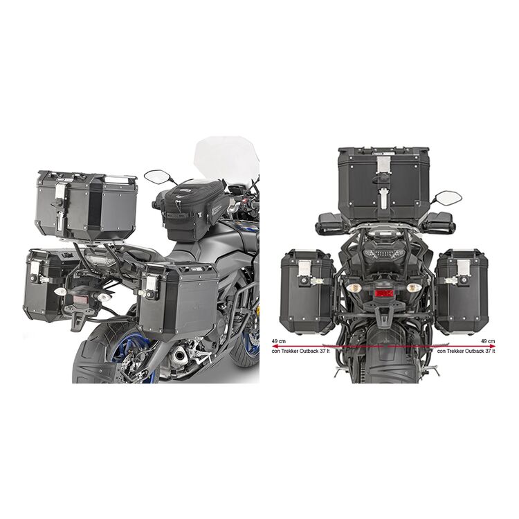 Givi PL2139CAM Side Case Racks For Outback Side Cases Yamaha 