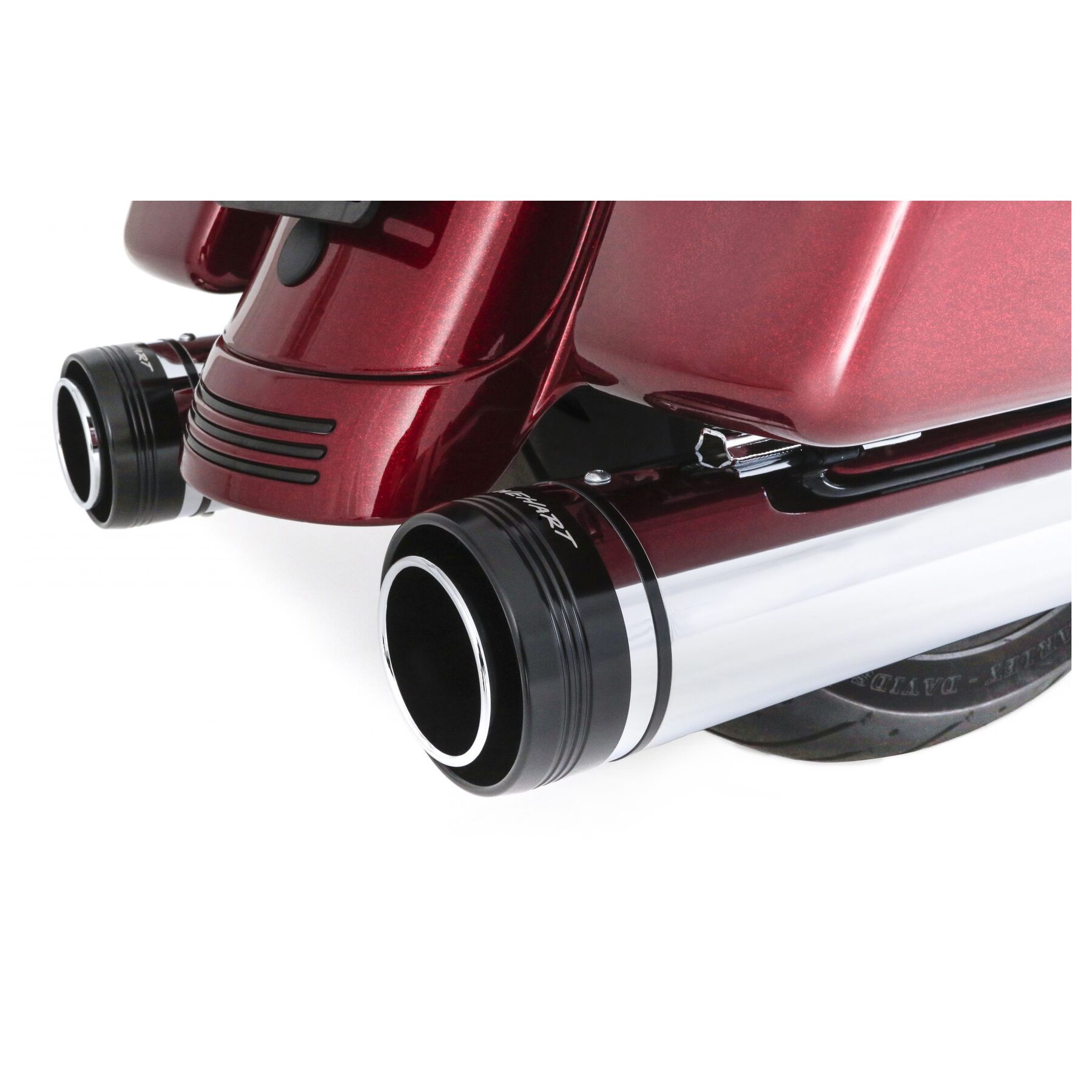 Rinehart 4 1/2 MotoPro 45 Slip-On Mufflers For Harley Touring 2017-202