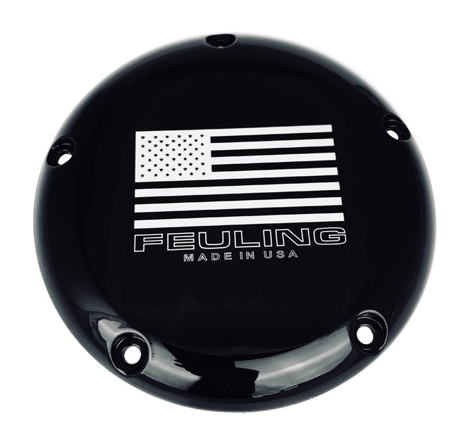Feuling American Flag Derby Cover For Harley Big Twin 1999-2018 N/A