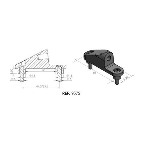 Puig Fairing Mirror Adapter Kawasaki ZX10R 2016-2020