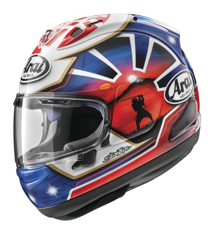 Arai Corsair-X Pedrosa Samurai 2 Helmet | 7% ($70.00) Off