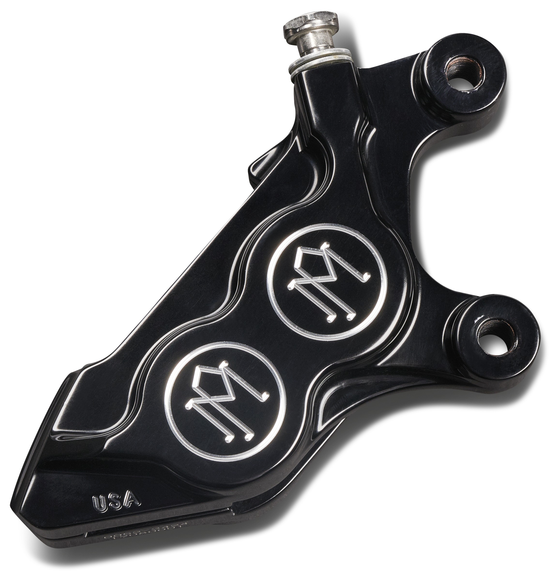 Performance Machine 4 Piston Front Caliper for Harley 2008-2025 Left Side