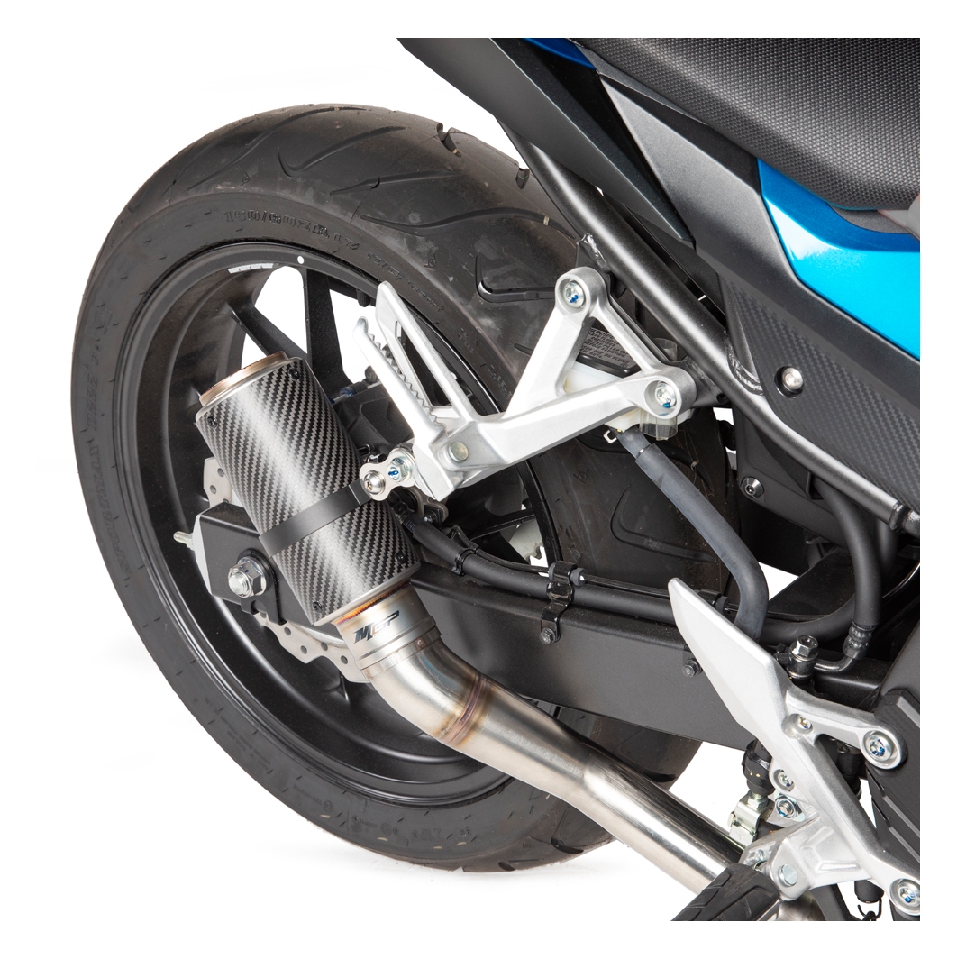 Jeffergarden Système D'échappement MidPipe Silencieux SlipOn En Fibre De Carbone Avec DB Killer Fit Pour Kawasaki Ninja 400 Z400 20182020 74728139