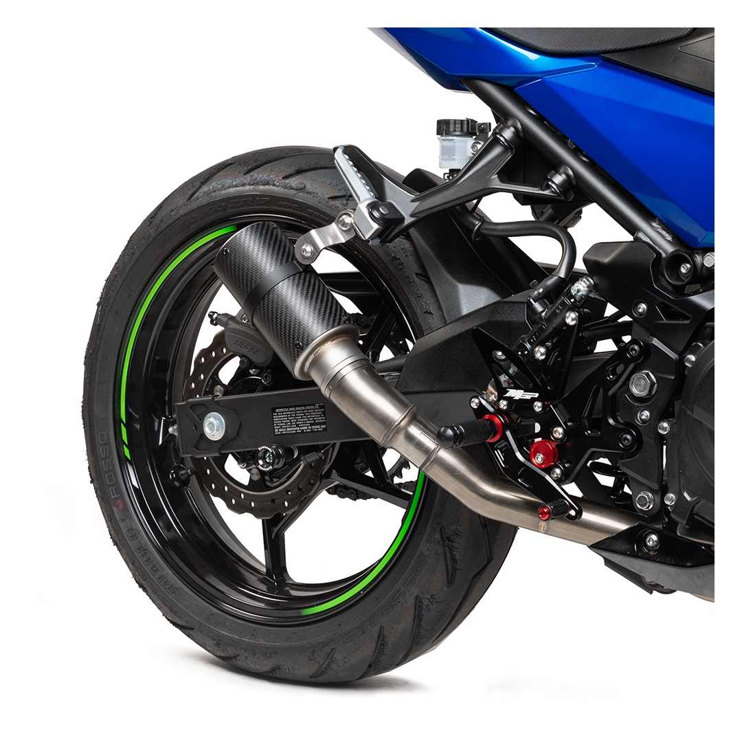 Hotbodies Racing Stinger Slip-On Exhaust Kawasaki Ninja 400 2018