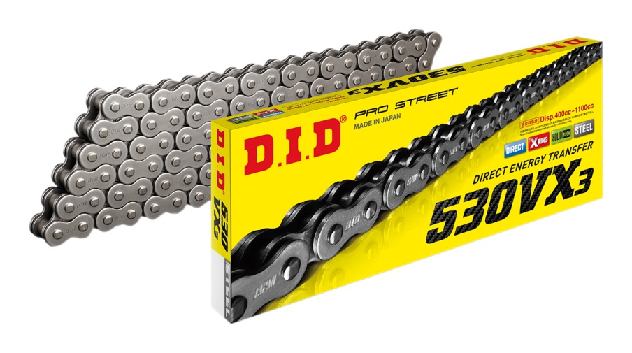 DID 530VX3 X-Ring Chain 118 Links