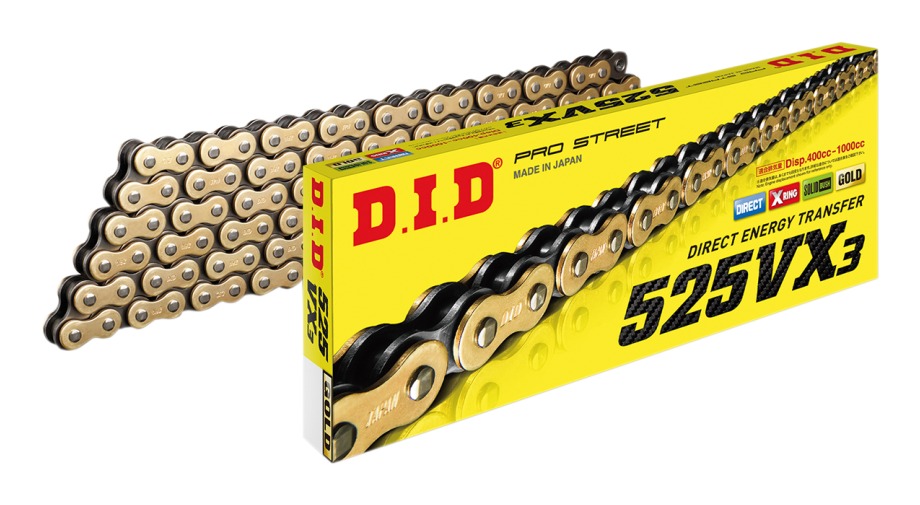 DID 525VX3 X-Ring Chain 140 Links