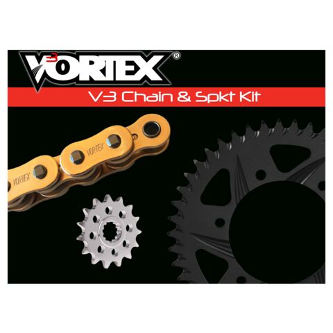 Vortex V3 SSA Chain And Sprocket Kit Kawasaki Ninja 300 2013-2017