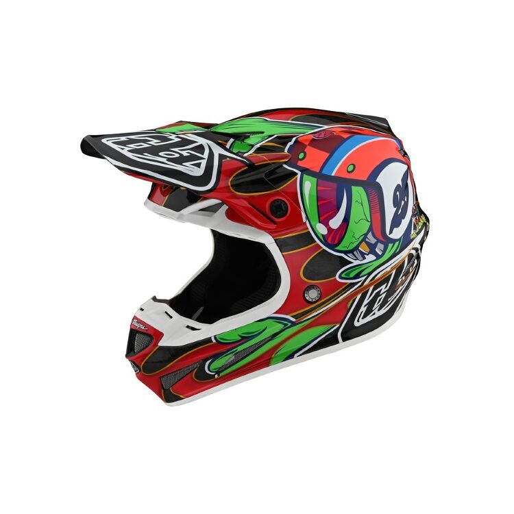 Troy Lee SE4 Carbon Eyeball Helmet RevZilla