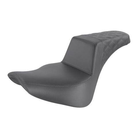 Saddlemen Step-Up LS Lattice Stitch Seat For Harley Softail FLHC/S / FLDE / FLSL 2018-2026