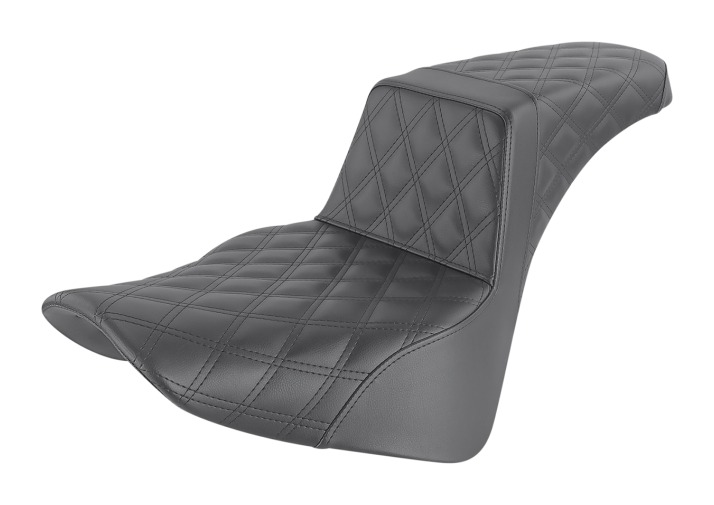 Saddlemen Step-Up LS Lattice Stitch Seat For Harley Softail FLHC/S / FLDE / FLSL 2018-2025 N/A