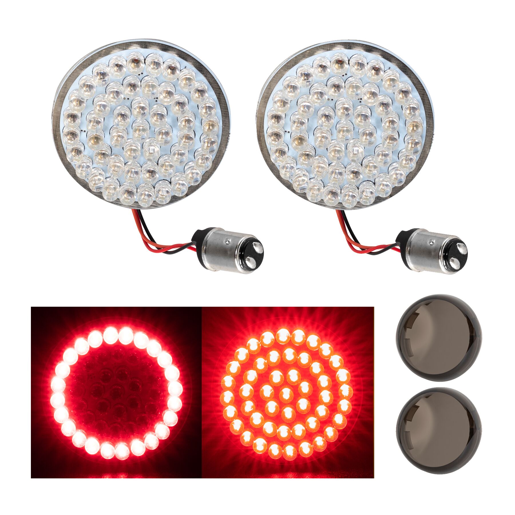 HogWorkz Halomaker Bullet Style LED Dual Function Rear Turn Signal Ins