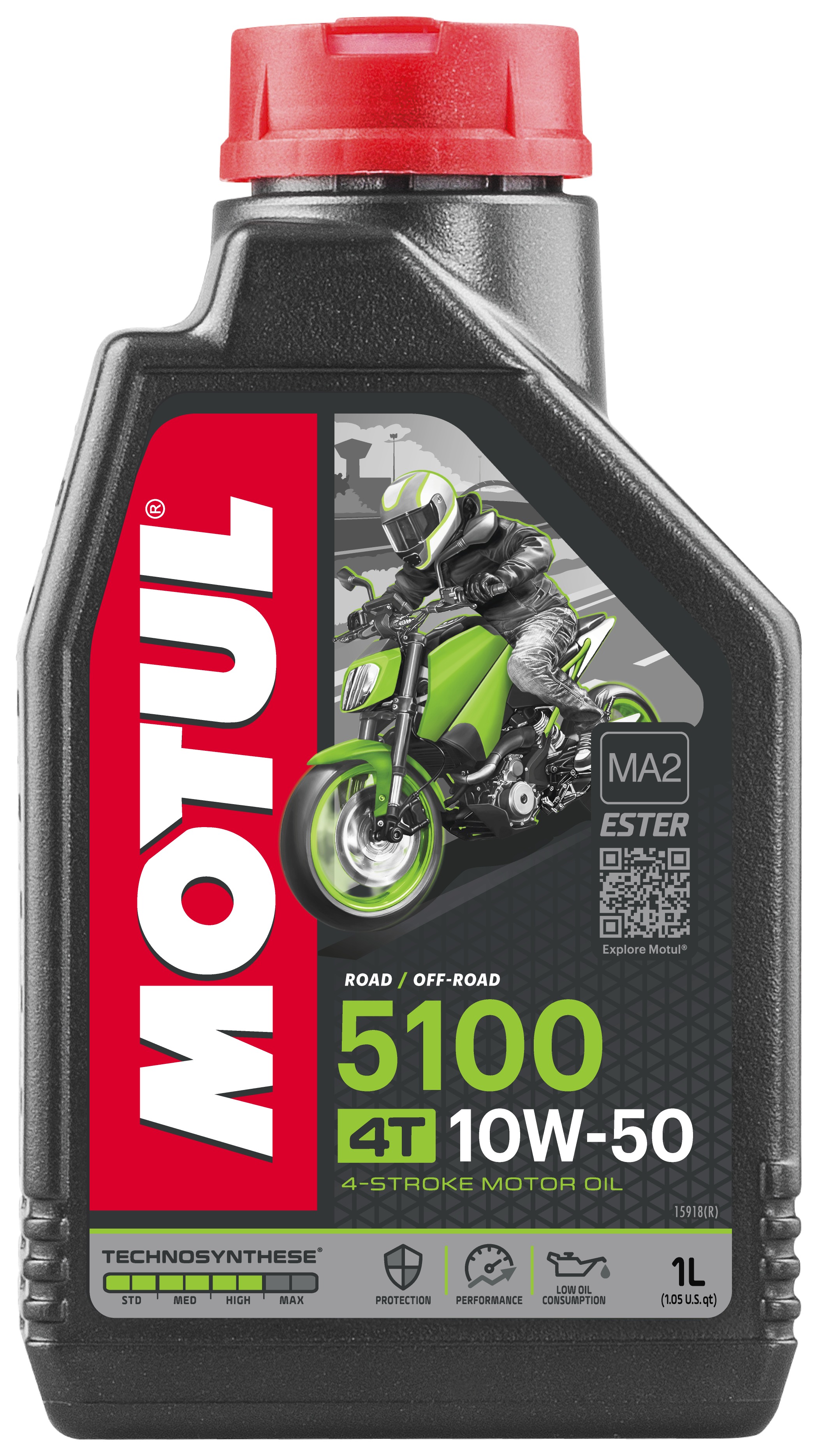 Motul 5100 Synthetic Blend Engine Oil 10W50 4 Liter