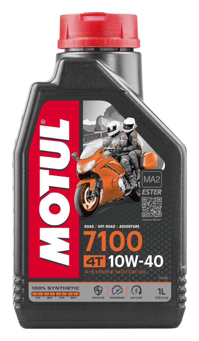 Motul 7100 4T Synthetic Engine Oil 10W40 4 Liter