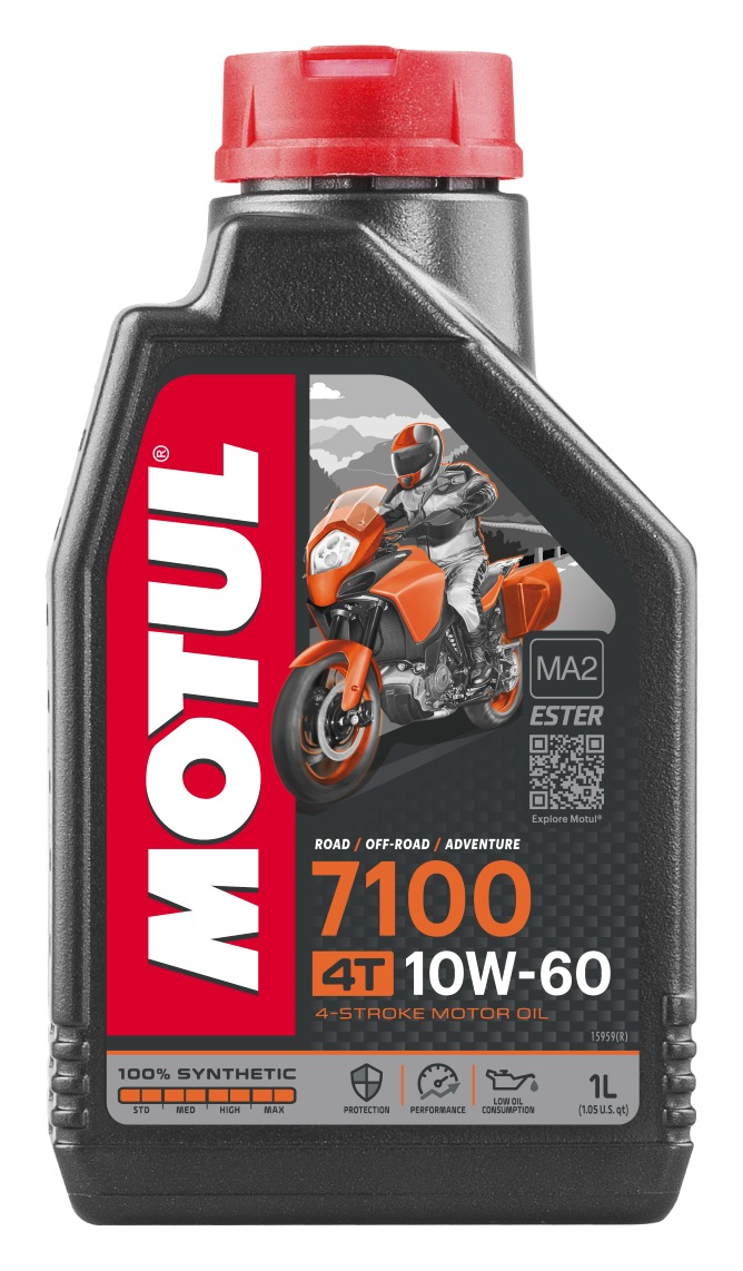 Motul 7100 4T Synthetic Engine Oil 10W60 4 Liter