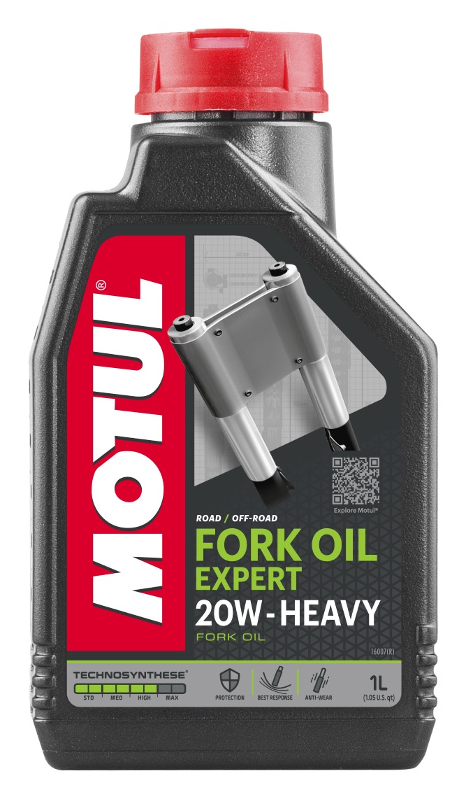 Motul Transoil Olio Idraulico Motul Fork Oil Expert SAE 15W - Per Forcelle Moto, Medio/pesante, Confezione Da 1 Litro Forcella Mtb