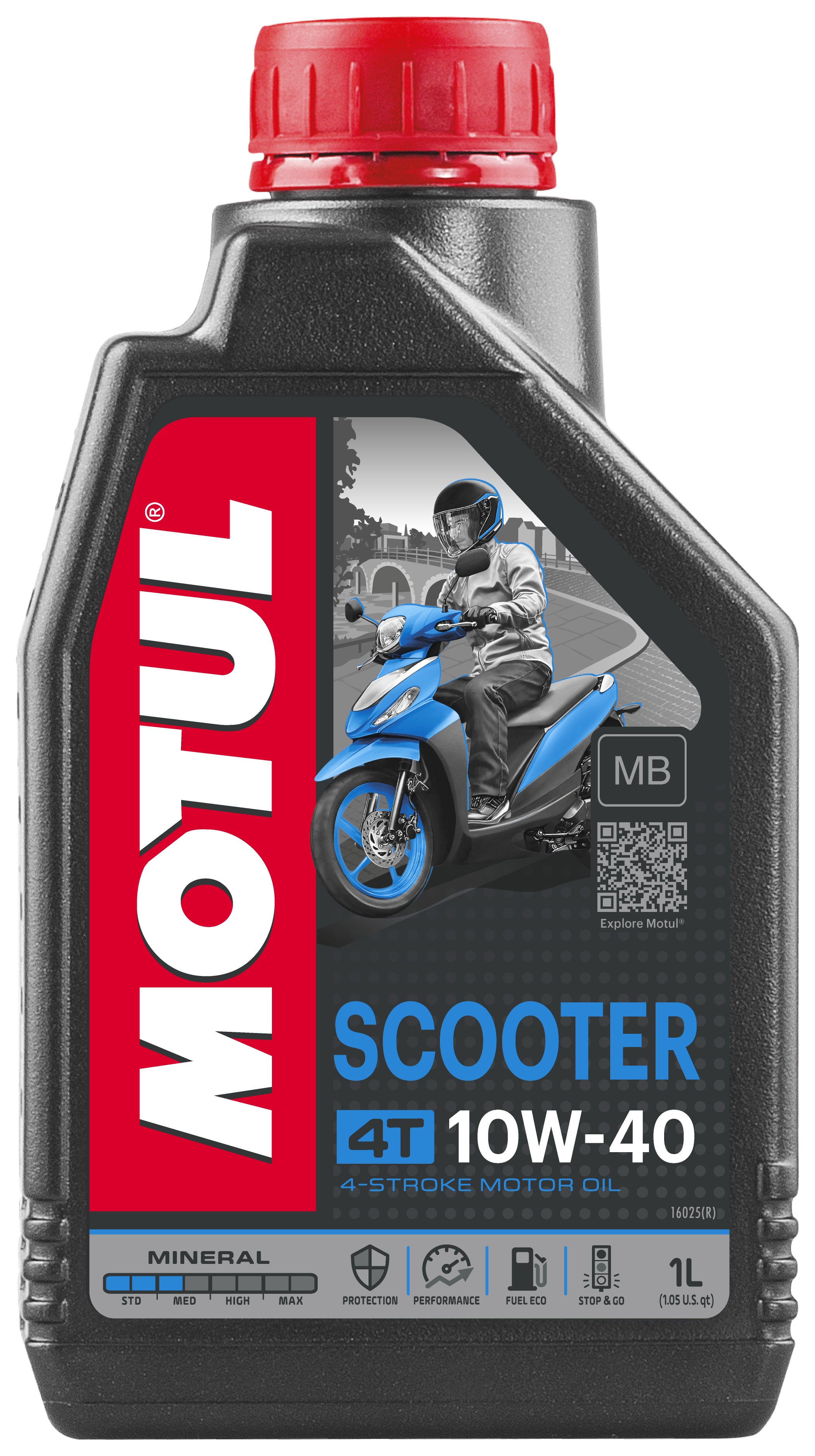 Motul Scooter Power 4T Engine Oil 10W40 1 Liter