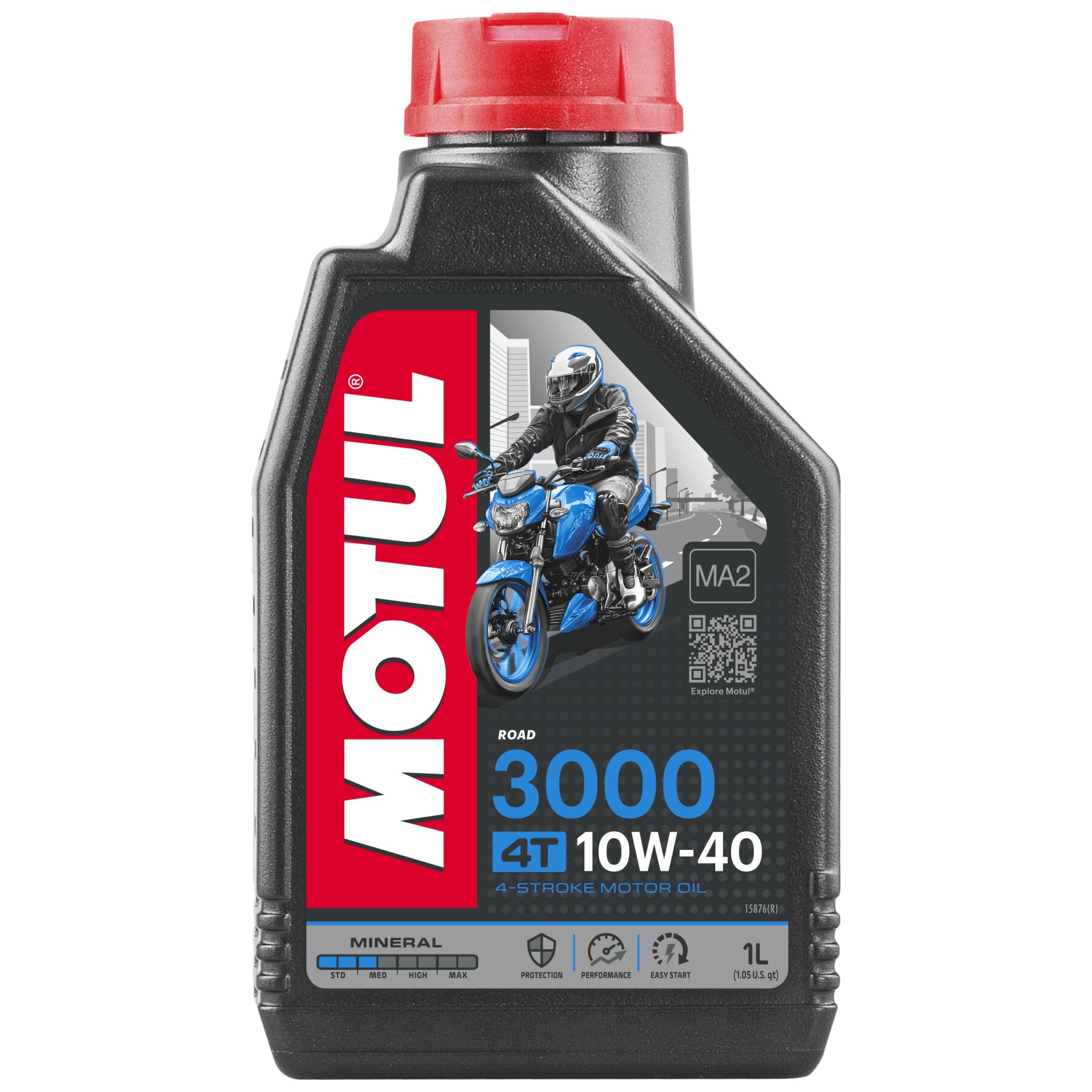 Motul 3000 4T Engine Oil - 1 Liter