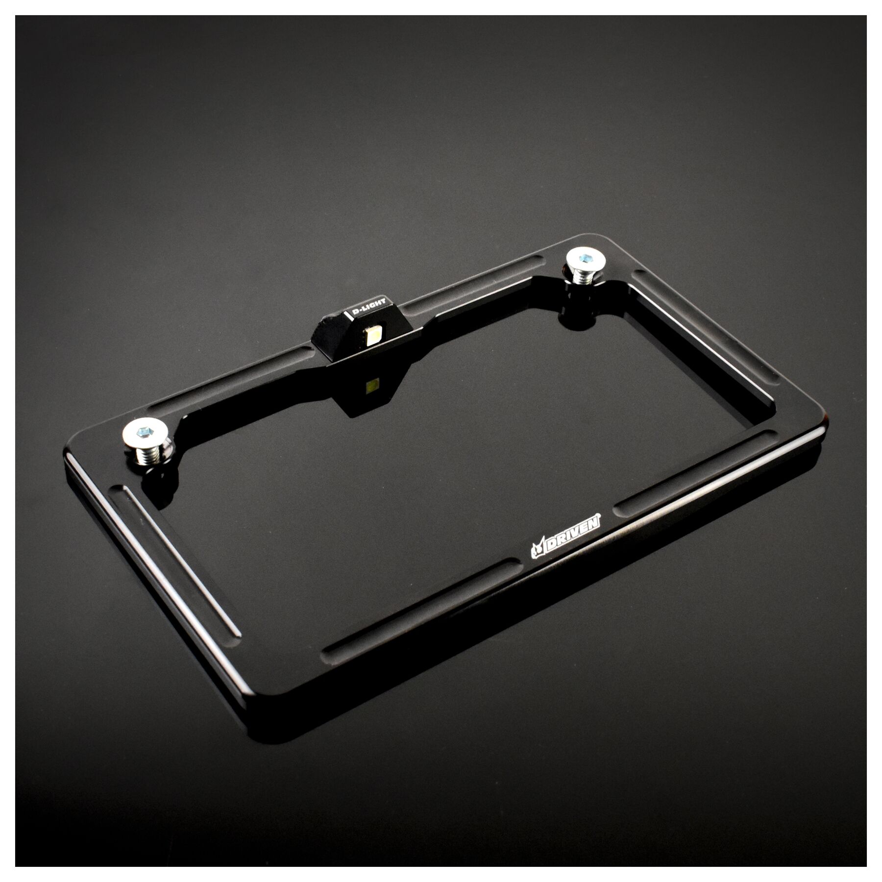 Driven D-Light License Plate Frame