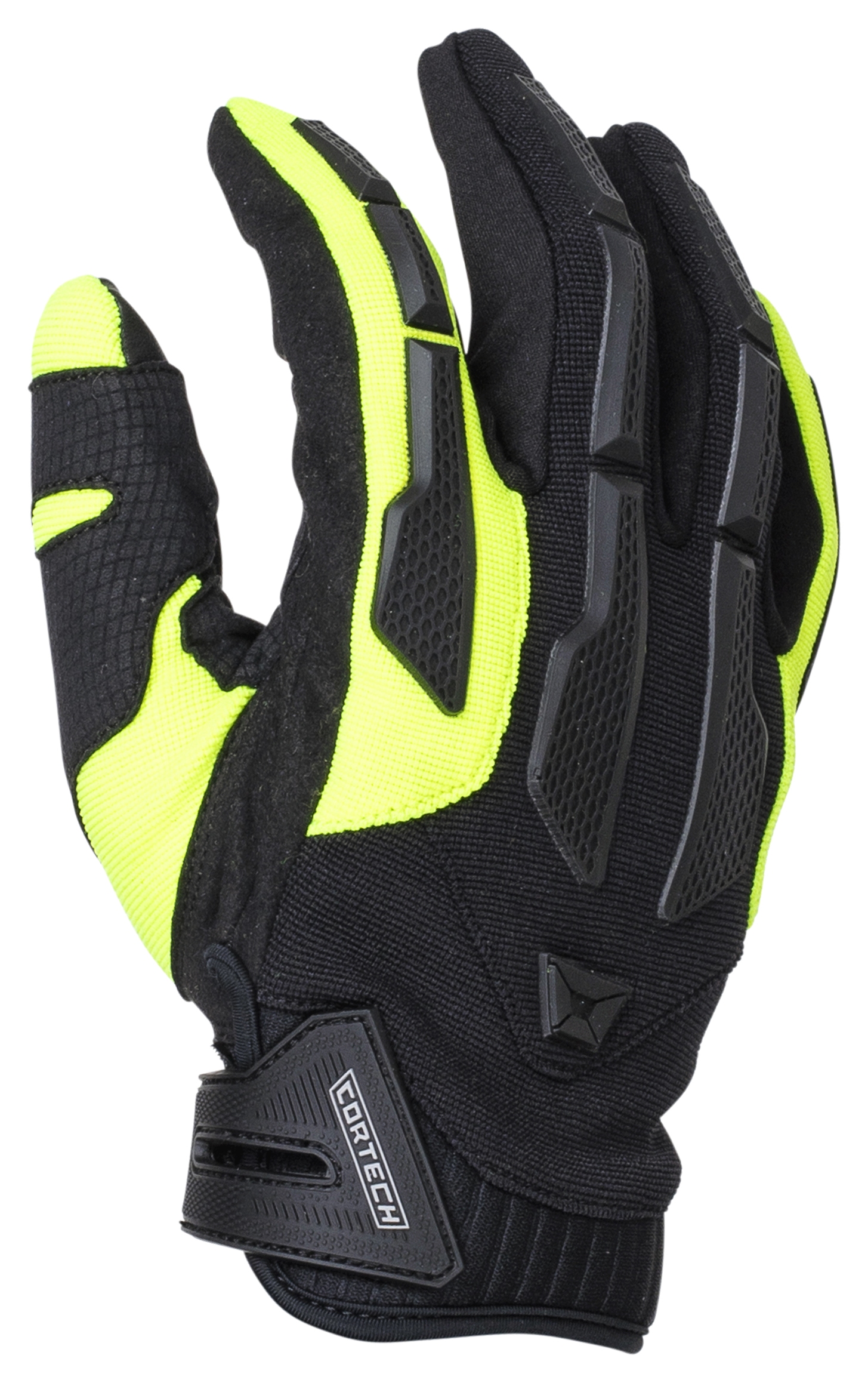 Hi-Viz Yellow Cortech Aero-Tec Gloves