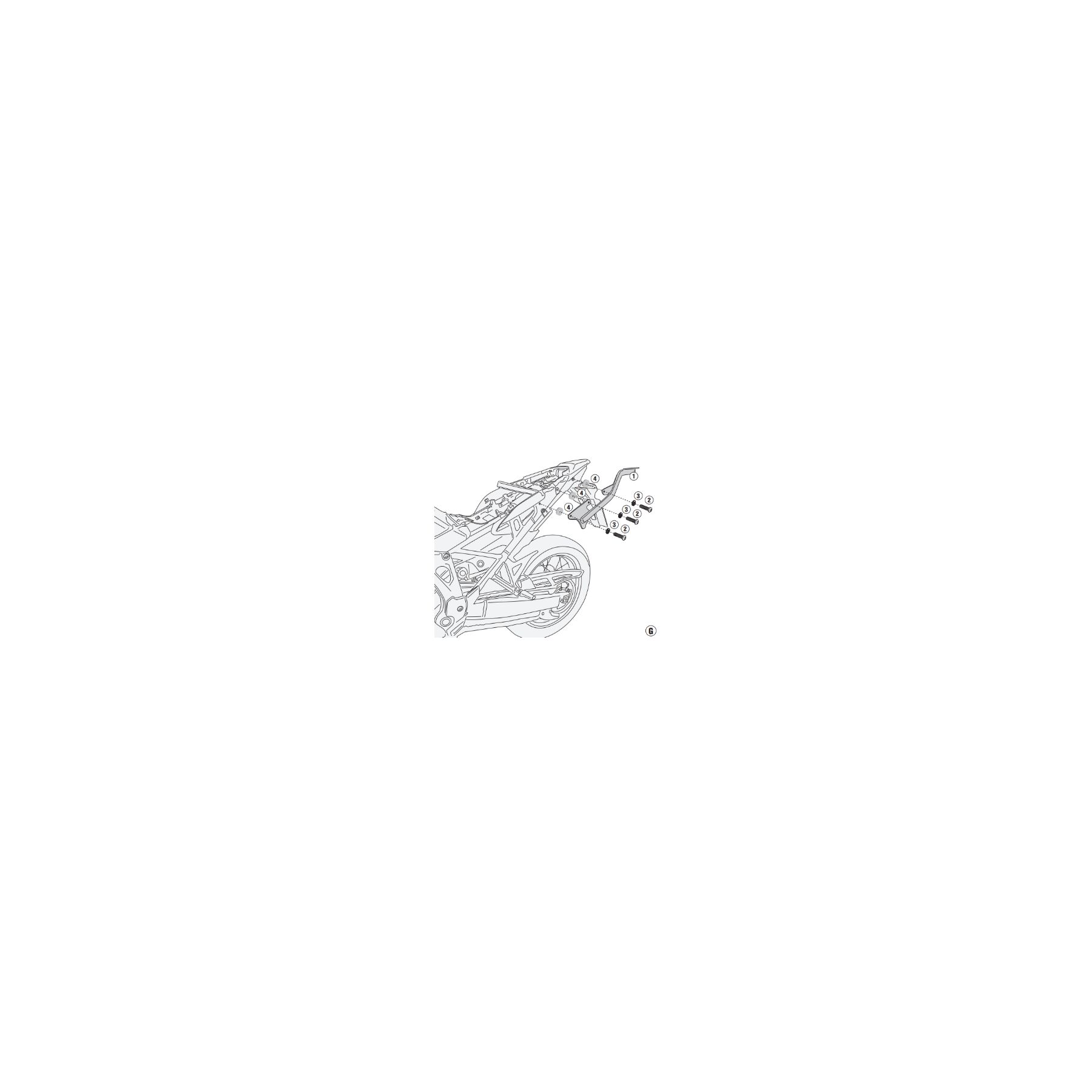 Givi 1179FZ Top Case Support Bracket Kit Honda Africa Twin 2020-2025