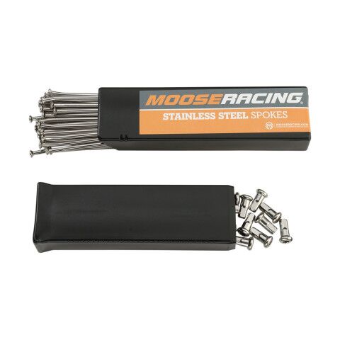 Moose Racing Stainless Steel Front Spoke Set Suzuki RM125 / RM250 2001-2009