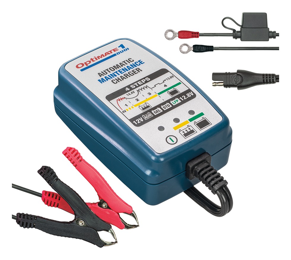 TecMate OptiMate 1 Duo Battery Charger - RevZilla