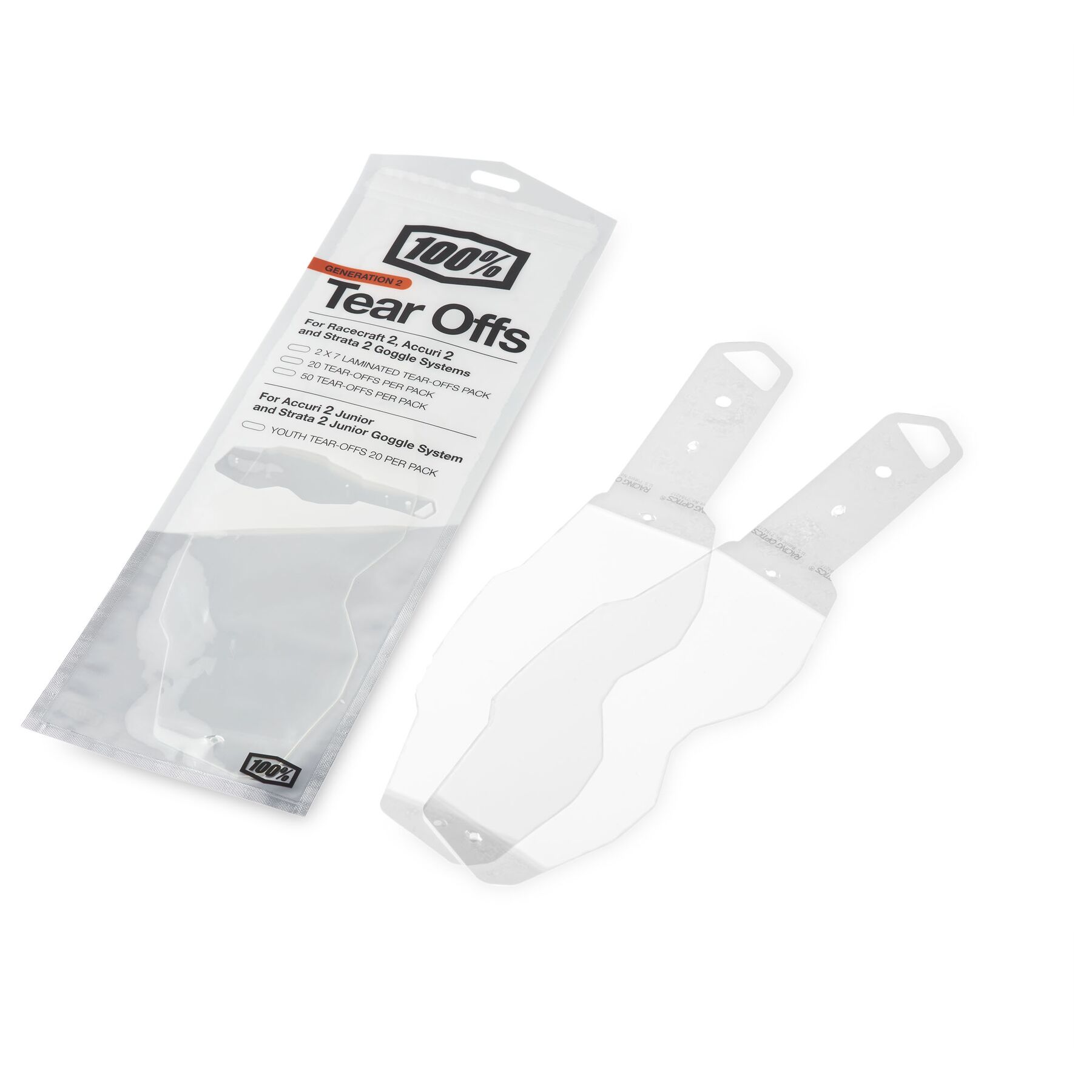 100 Racecraft 2 / Accuri 2 / Strata 2 Tear-Offs
