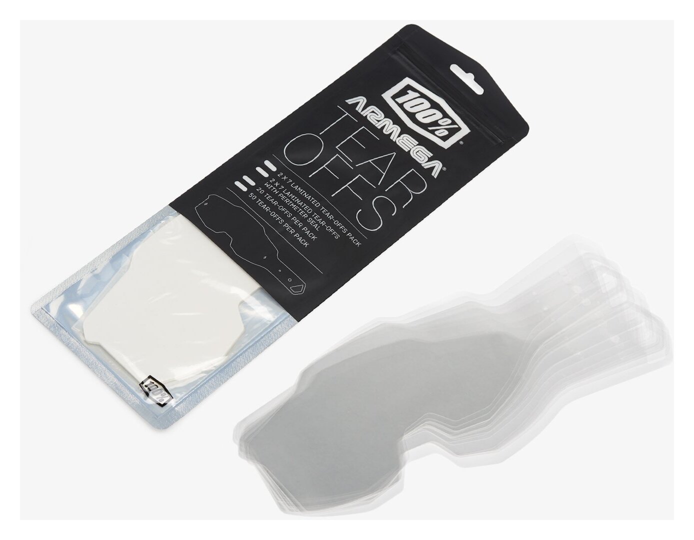 100% Armega Forecast Goggle Tear-Offs — Laminated