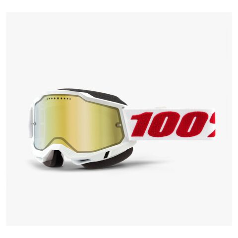 100% Accuri 2 Snowmobile Goggles - Mirrored Lens