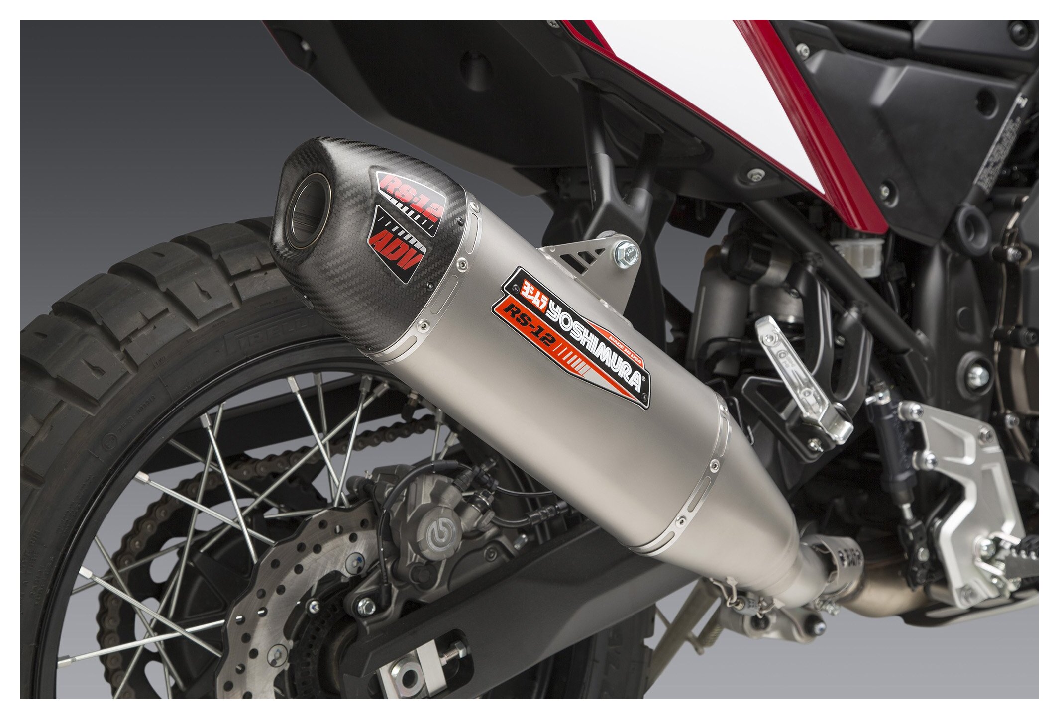 Yoshimura RS-12 ADV Slip-On Exhaust Yamaha Tenere 700 2021-2025