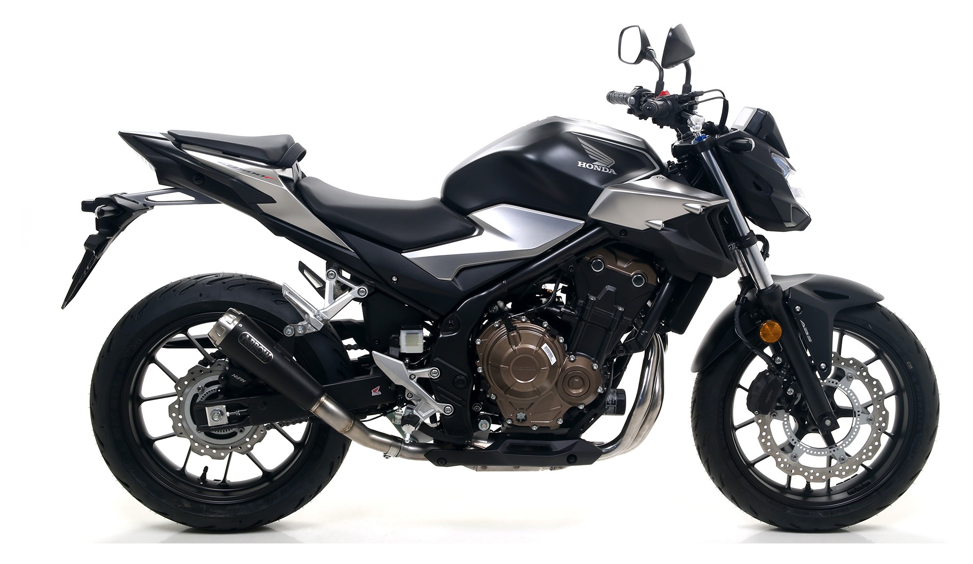 Arrow Pro-Race Slip-On Exhaust Honda CBR500R CB500F RevZilla