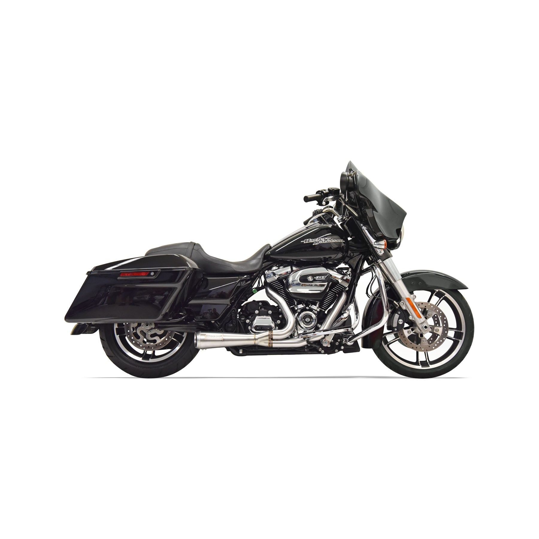 Bassani Road Rage 2-Into-1 Shorty Exhaust Harley Touring 1995-2016