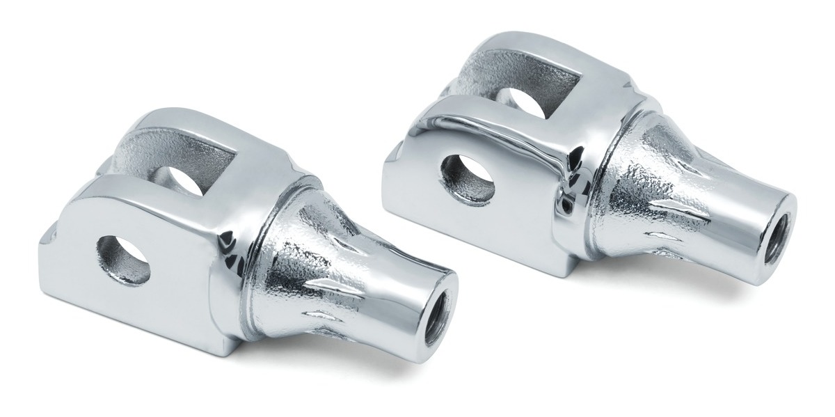 Kuryakyn Front Tapered Foot Peg Adapters For Harley Softail 2018-2021 N/A